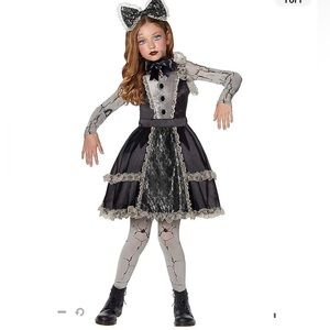 Spirit Signature Collection Broken Doll Costume Child's XL 14-16 Brand New